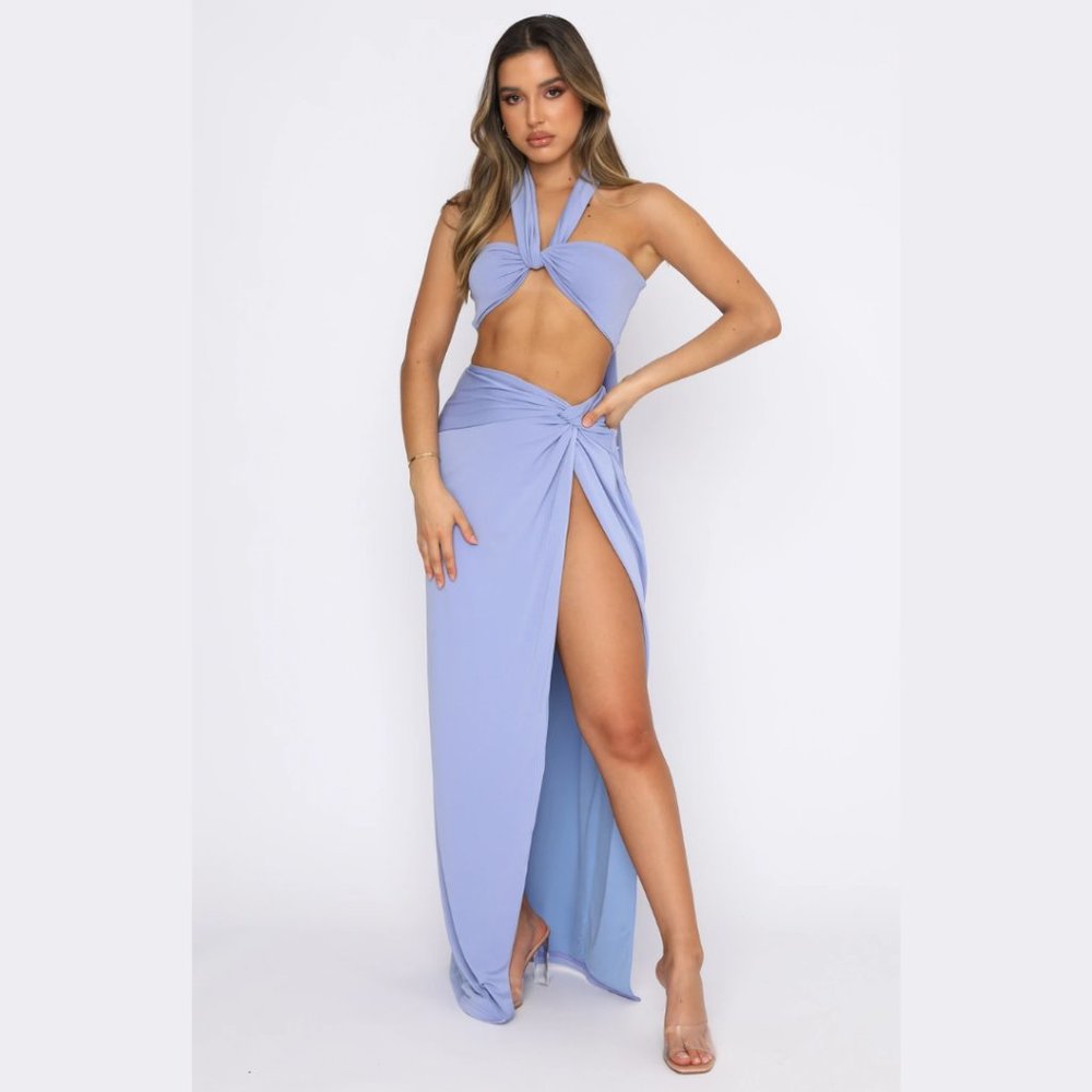 NWT If You Say So Scarf Top and Maxi Skirt Set / Small - Picture 1 of 8